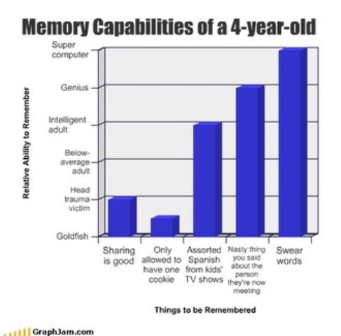 Memory Capabilities of a 4-year old