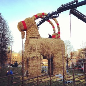 Assembling Gävlebocken.