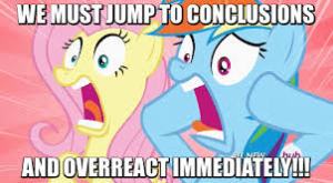 Why wait for the facts when it's easier to act like a total asshole?